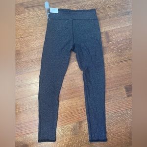 Aerie Black Sparkly Leggings